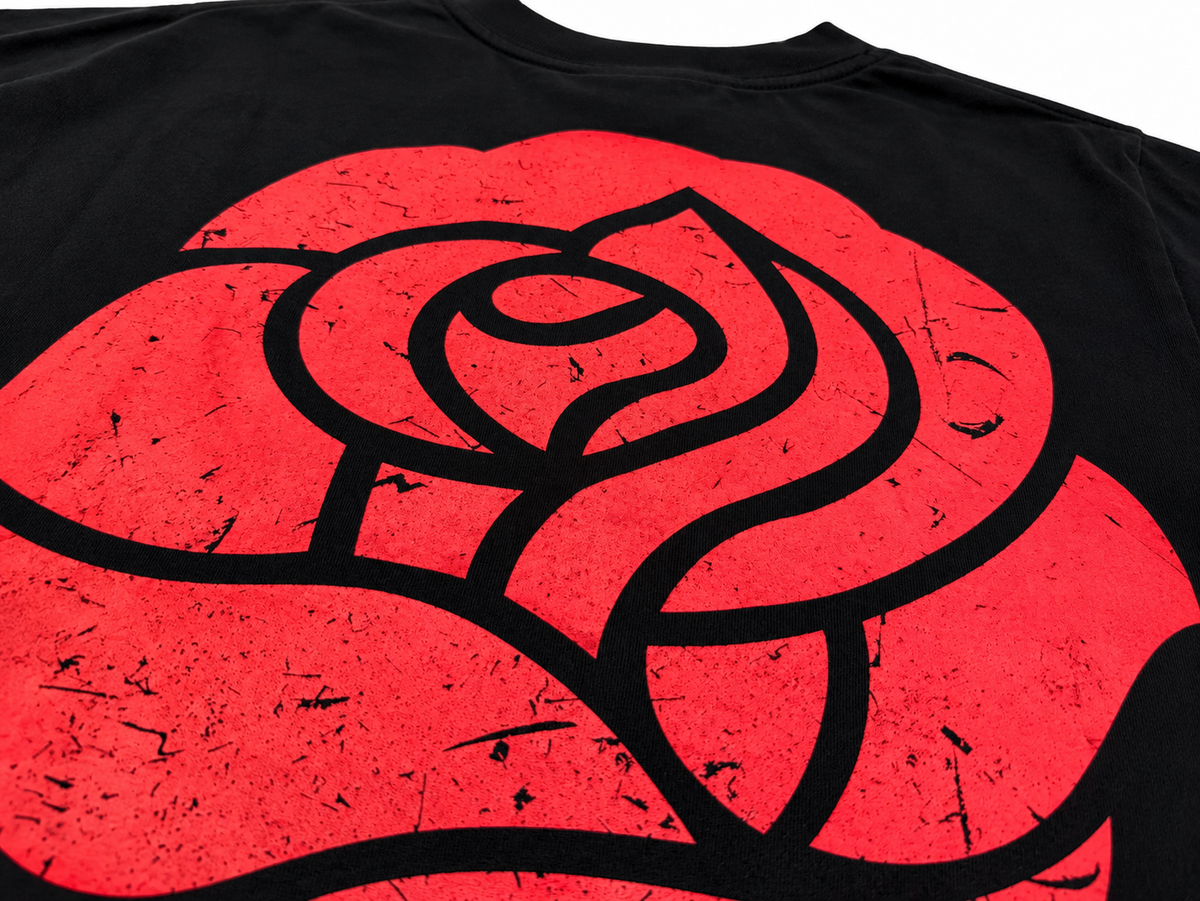 Neo Pasadena Classic Rose T-Shirt Black