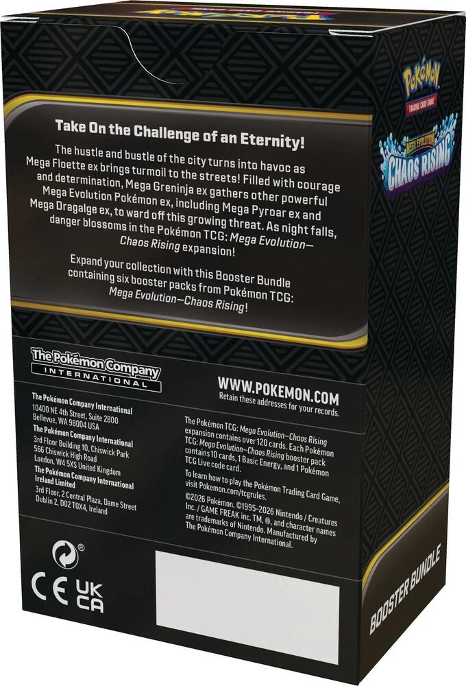 Pokemon Mega Evolution: Chaos Rising Booster Bundle