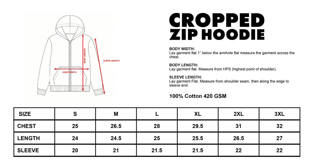 Neo Pasadena Since 2000 Rose Cropped Hoodie Black