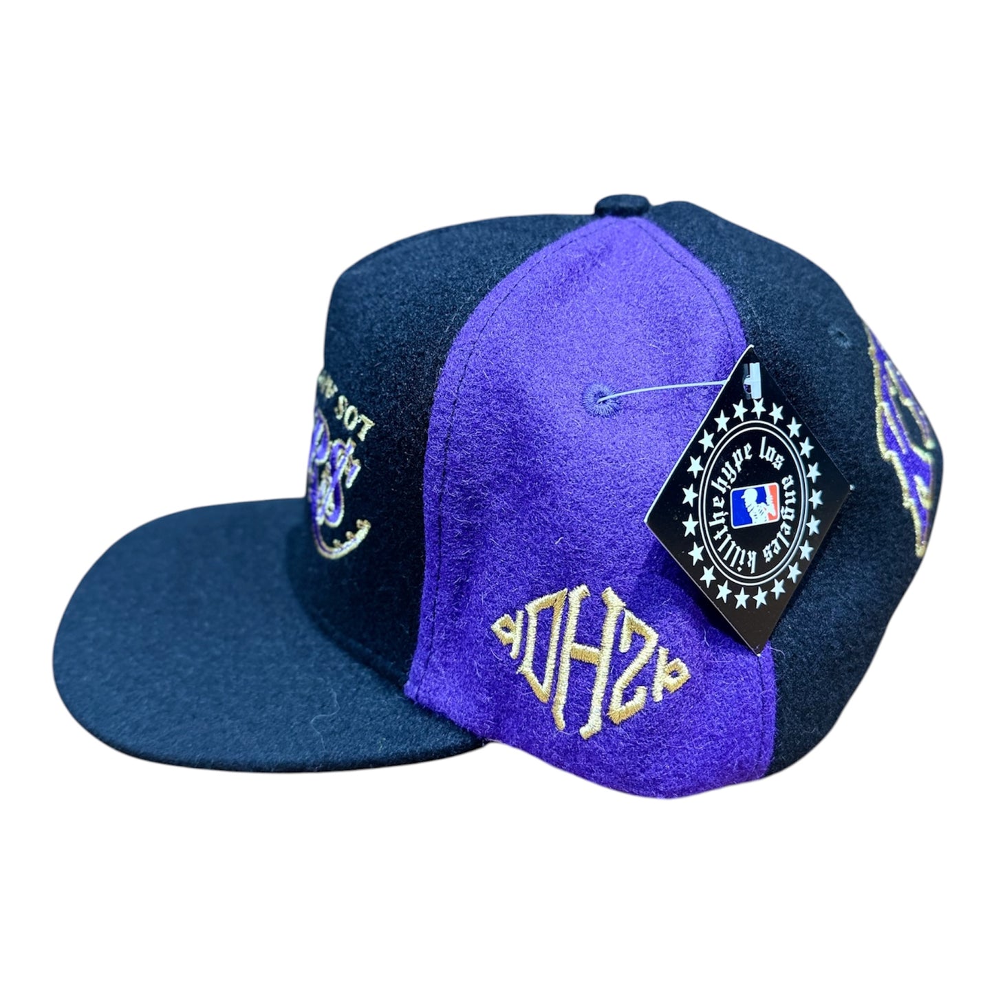 KTH LA Wool Snapback Black/Yellow