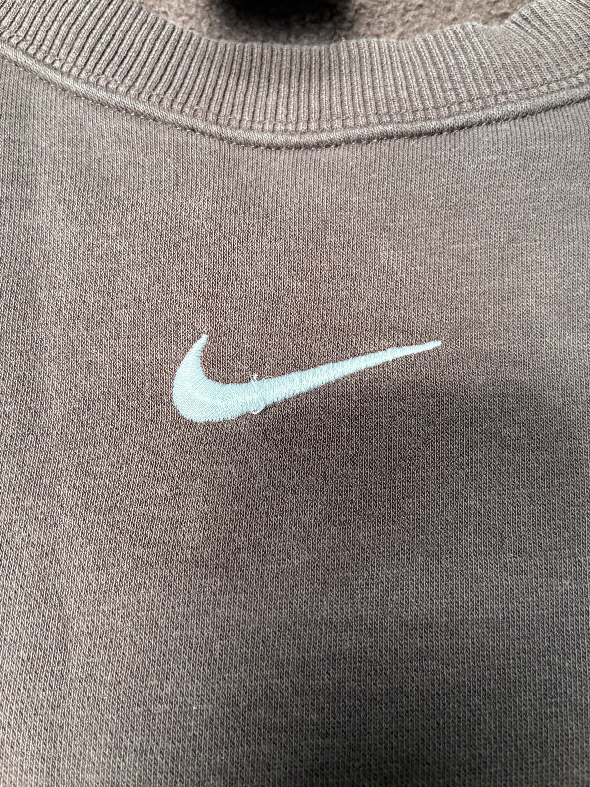 Vintage Nike Center Logo Crewneck Brown (Medium) (Pre-Owned)