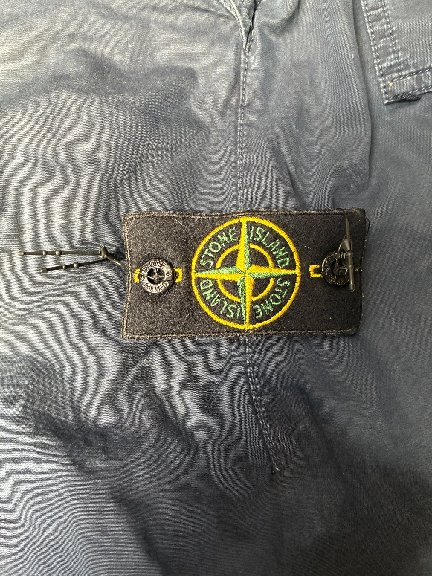 Stone Island Navy Shorts (34) (Pre-Owned)