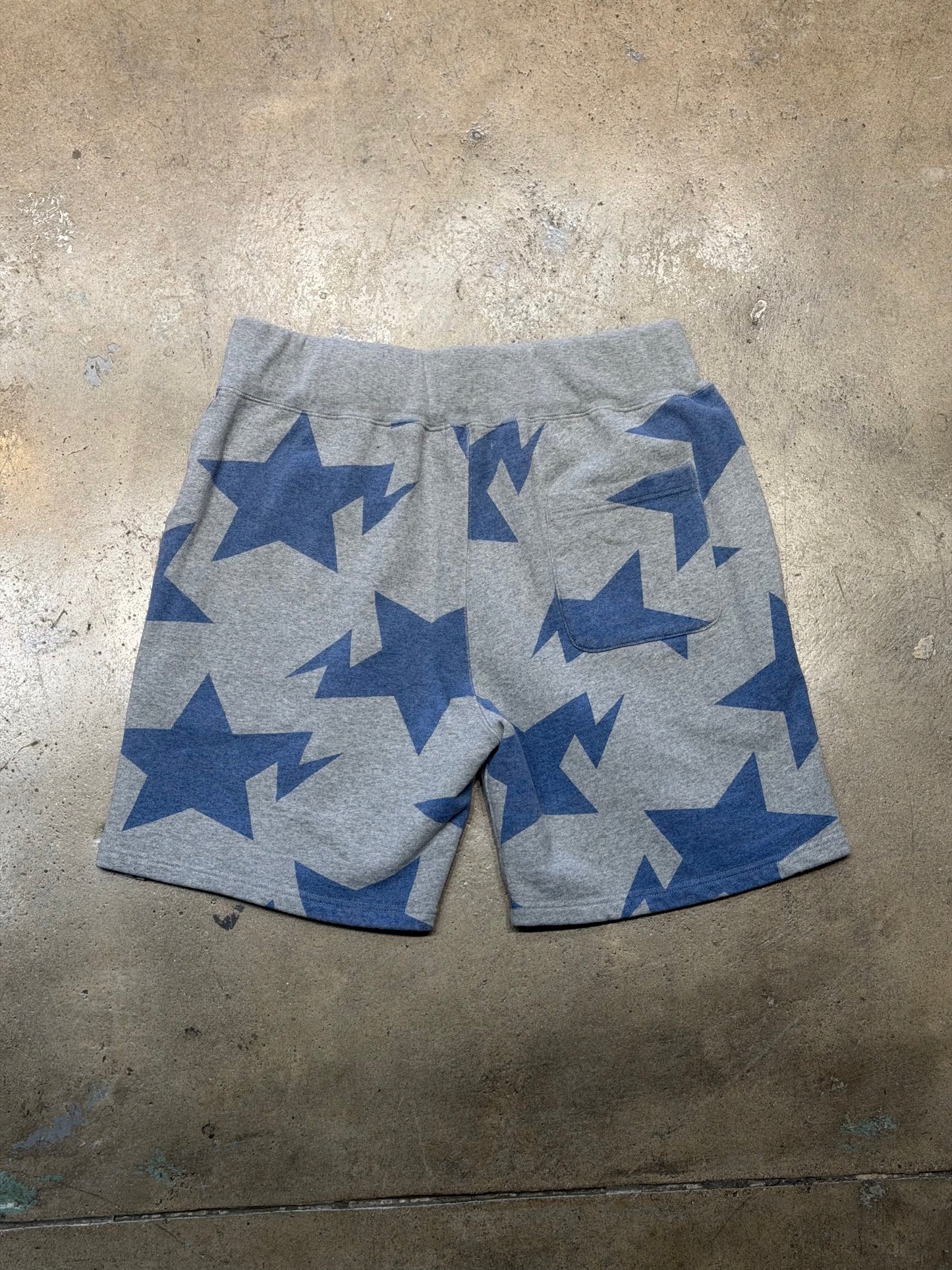 Bape Stars Shorts Grey Large (Pre-Owned)