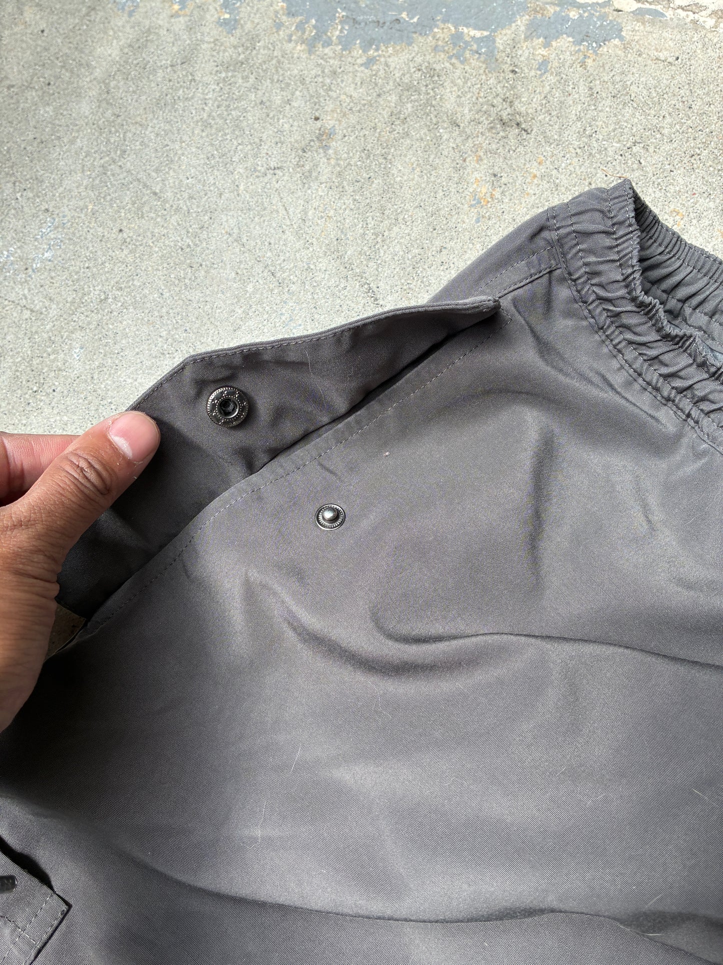 Sweats Collective Nylon Cargo Pants Grey (Large) (Pre-Owned)