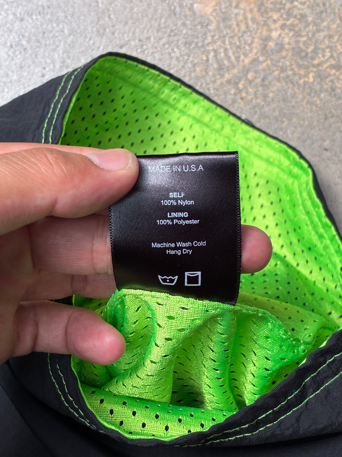 Rhude RH Logo Swim Trunks Black (Small) (Pre-Owned)