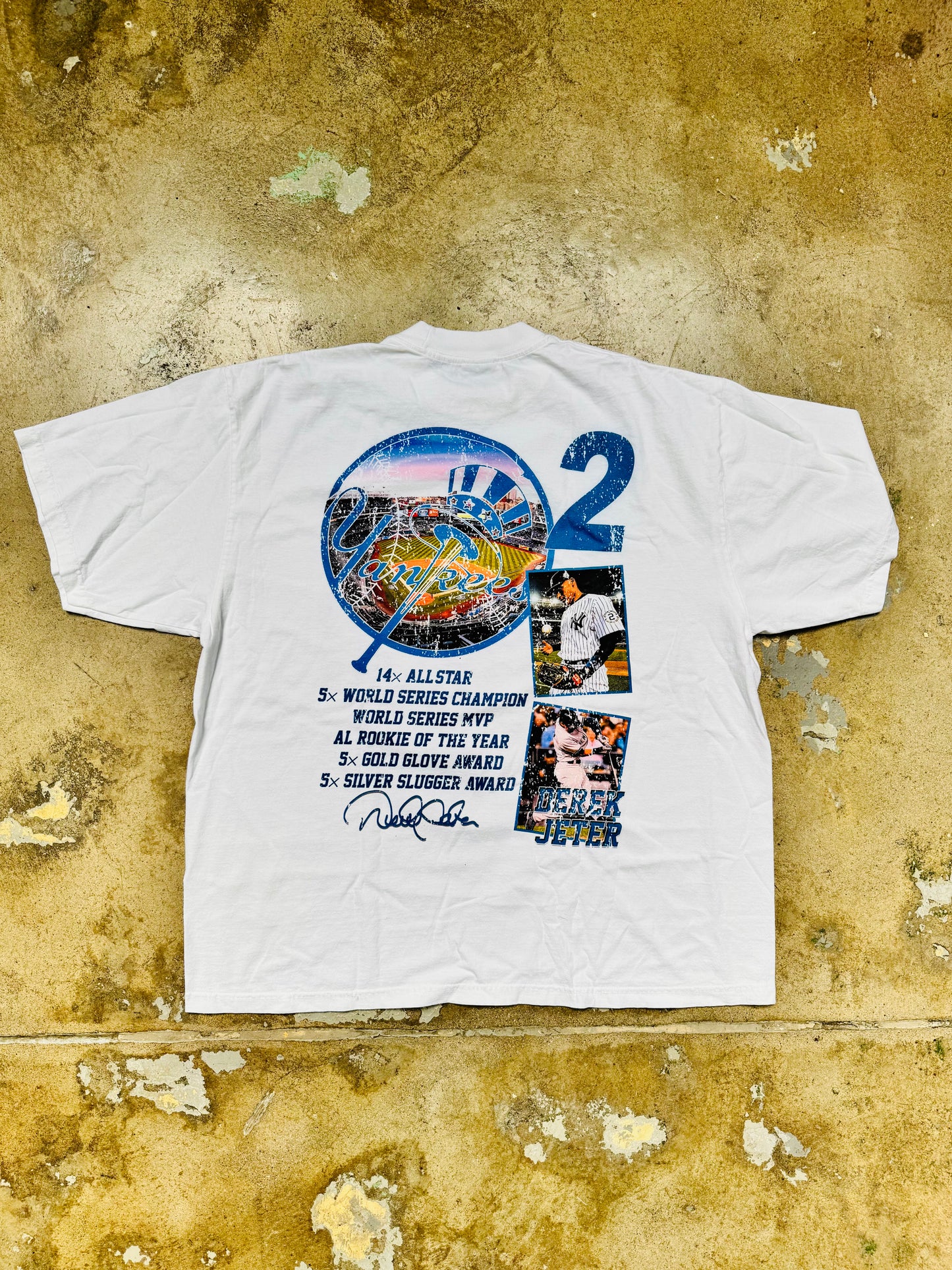 Exclusive New York Jeter Tee White