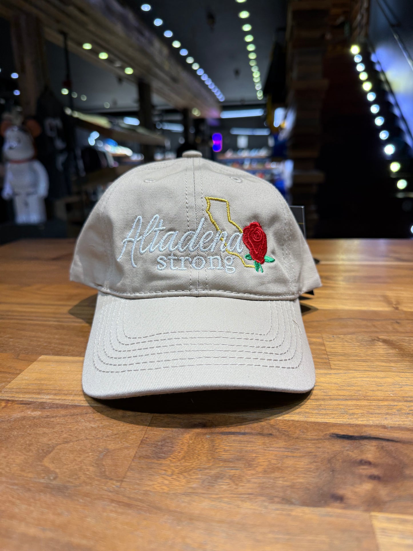 Wolf Collection Altadena Strong Cali Rose Dad Hat Various Colors