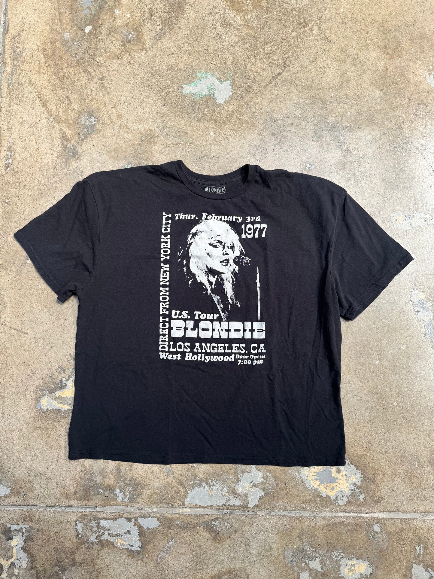 Blondie Los Angeles Tour Tee Black XXL