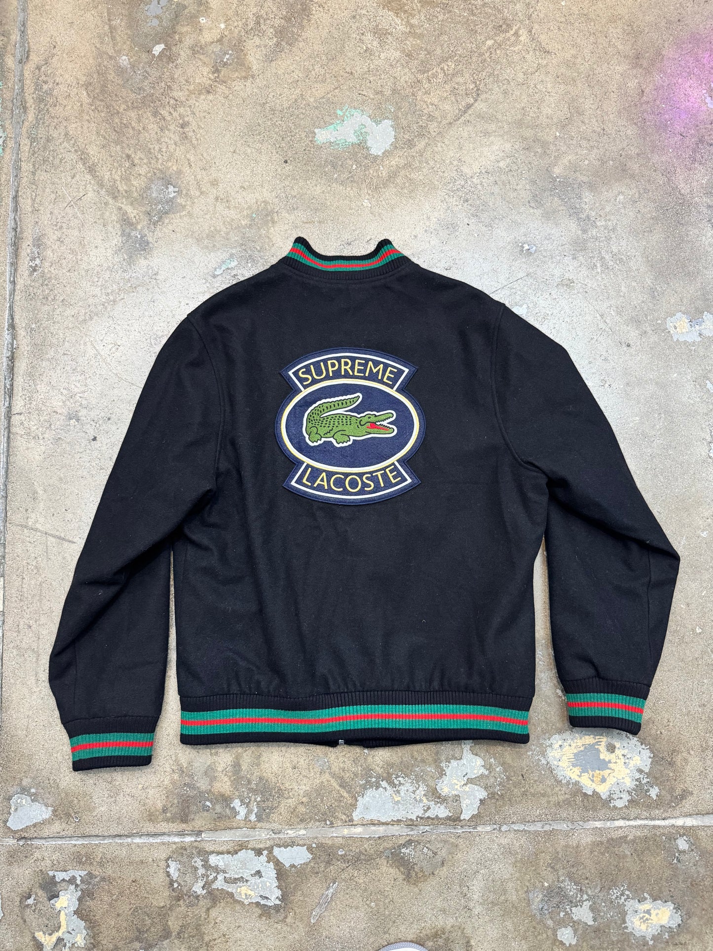 Supreme X Lacoste Jacket Black M