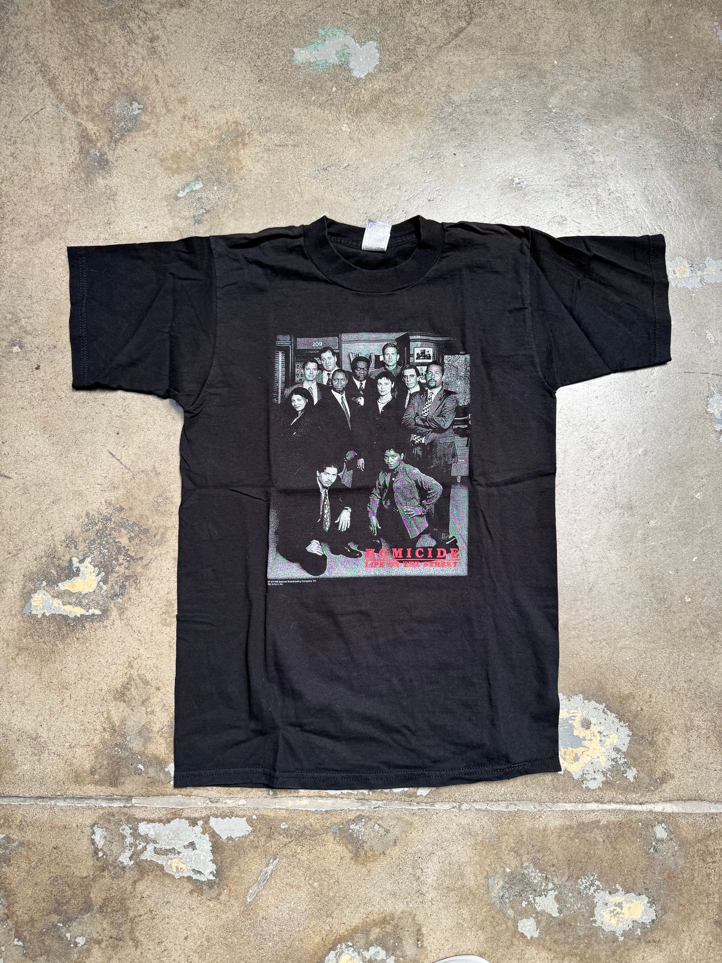 Homicide "Life on the Street" Black T Shirt M