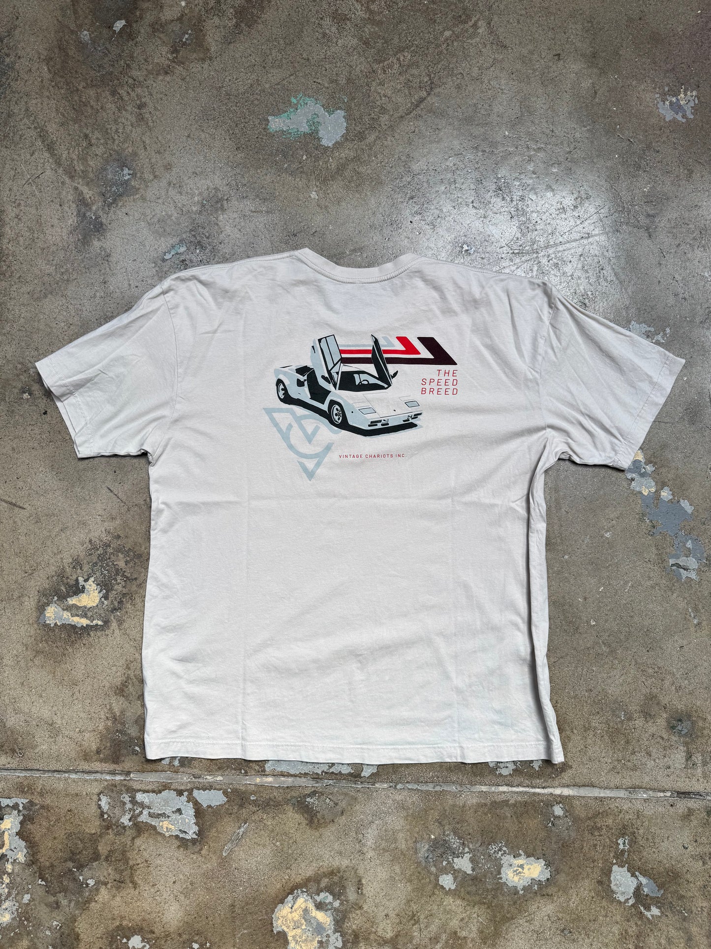 Vintage Chariots The Speed Breed T Shirt Off White XXL