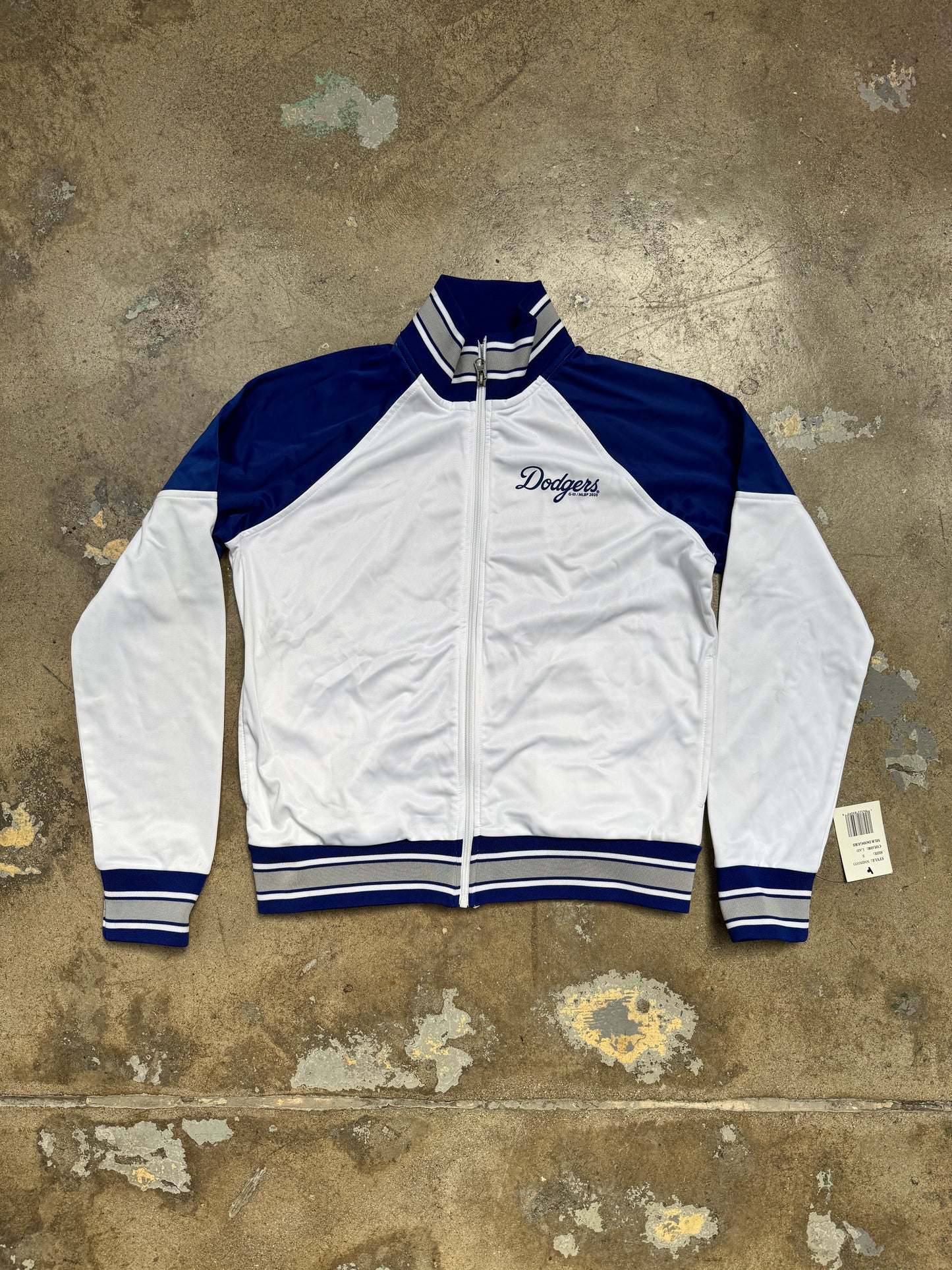 Los Angeles Dodgers Rhinestone Track jacket White/Blue S