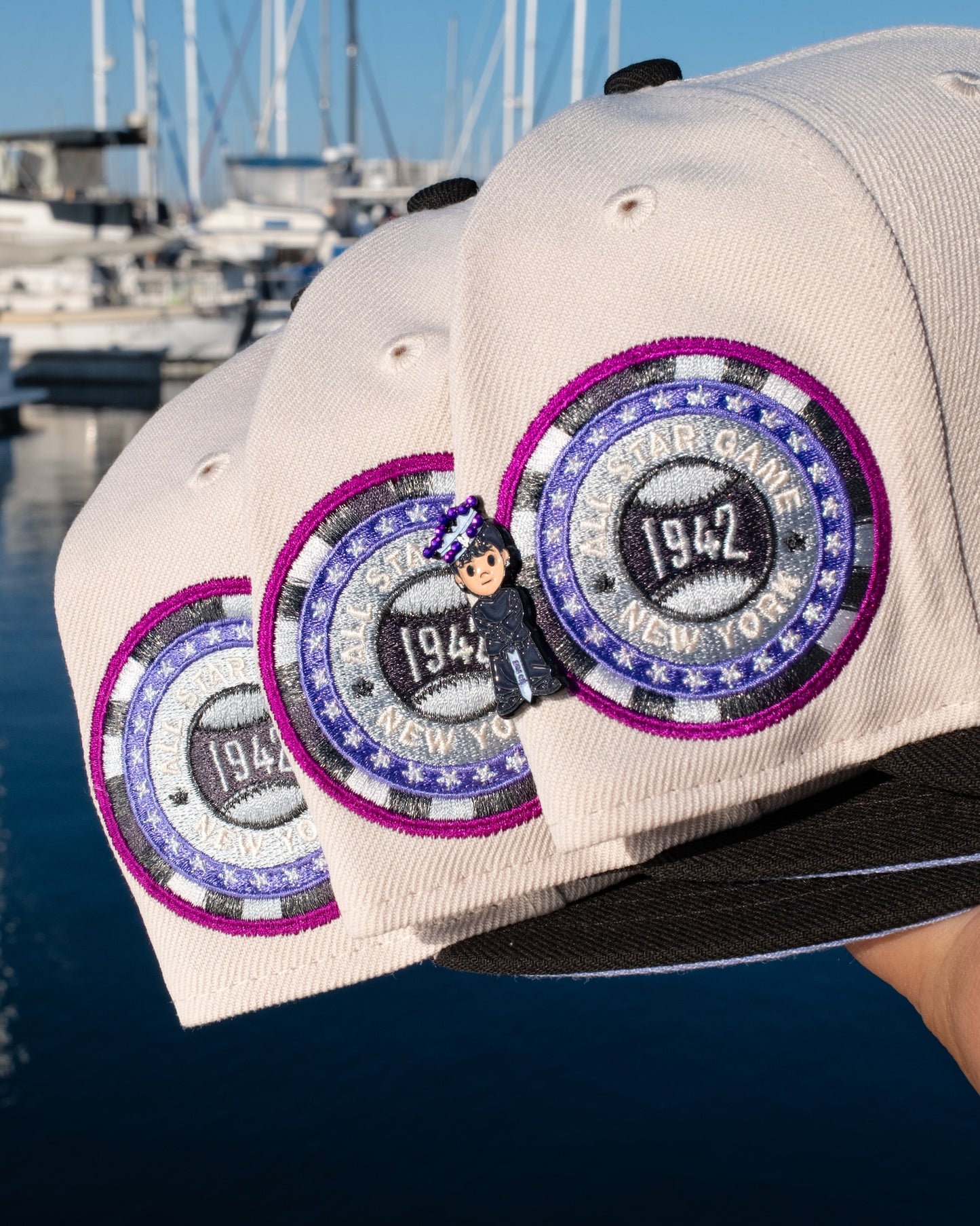 New Era 5950 Los Angeles Dodgers 1942 All-Star Game New York Letal Stone/Black