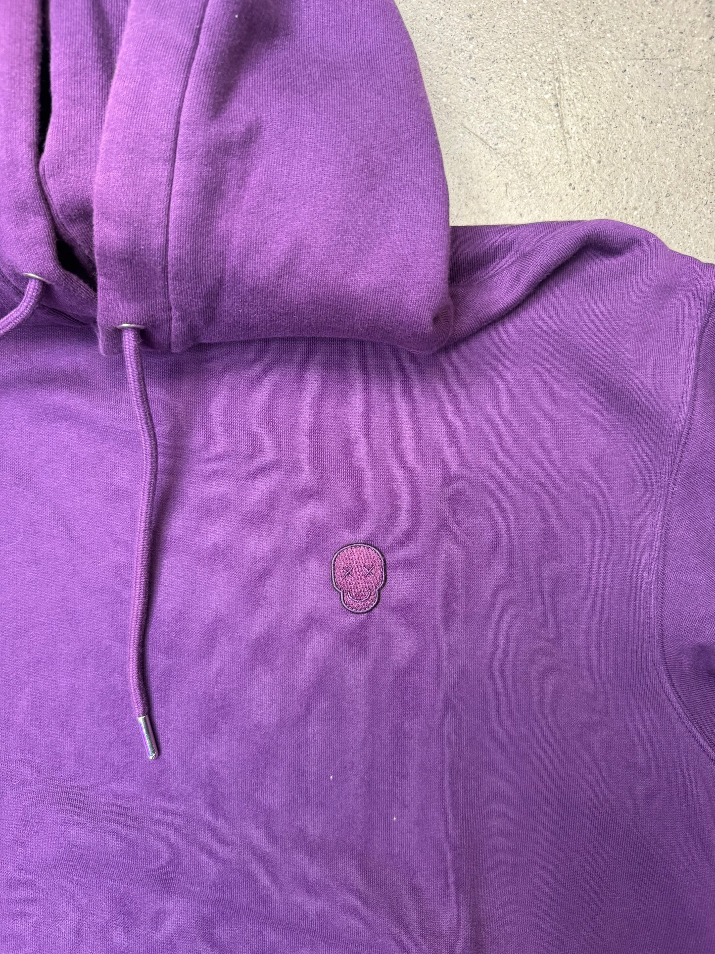 Kooples Embroidered Hoodie Purple