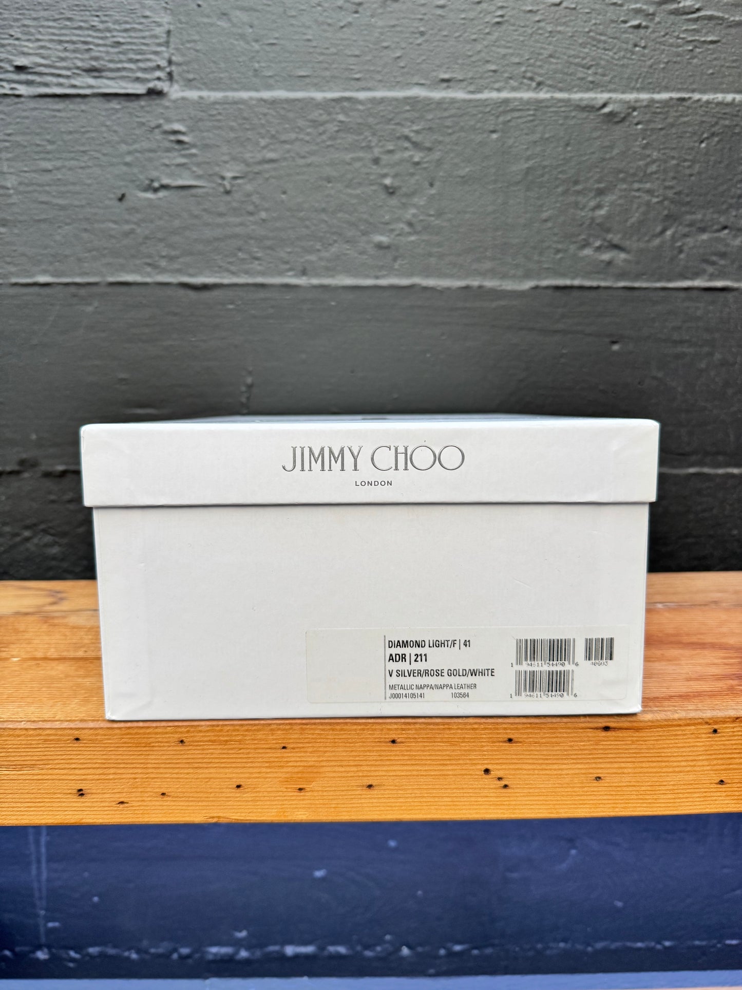 Jimmy Choo Diamond Light Low Sneakers (Pre-Owned) (Size 41, 8 or 8.5M)