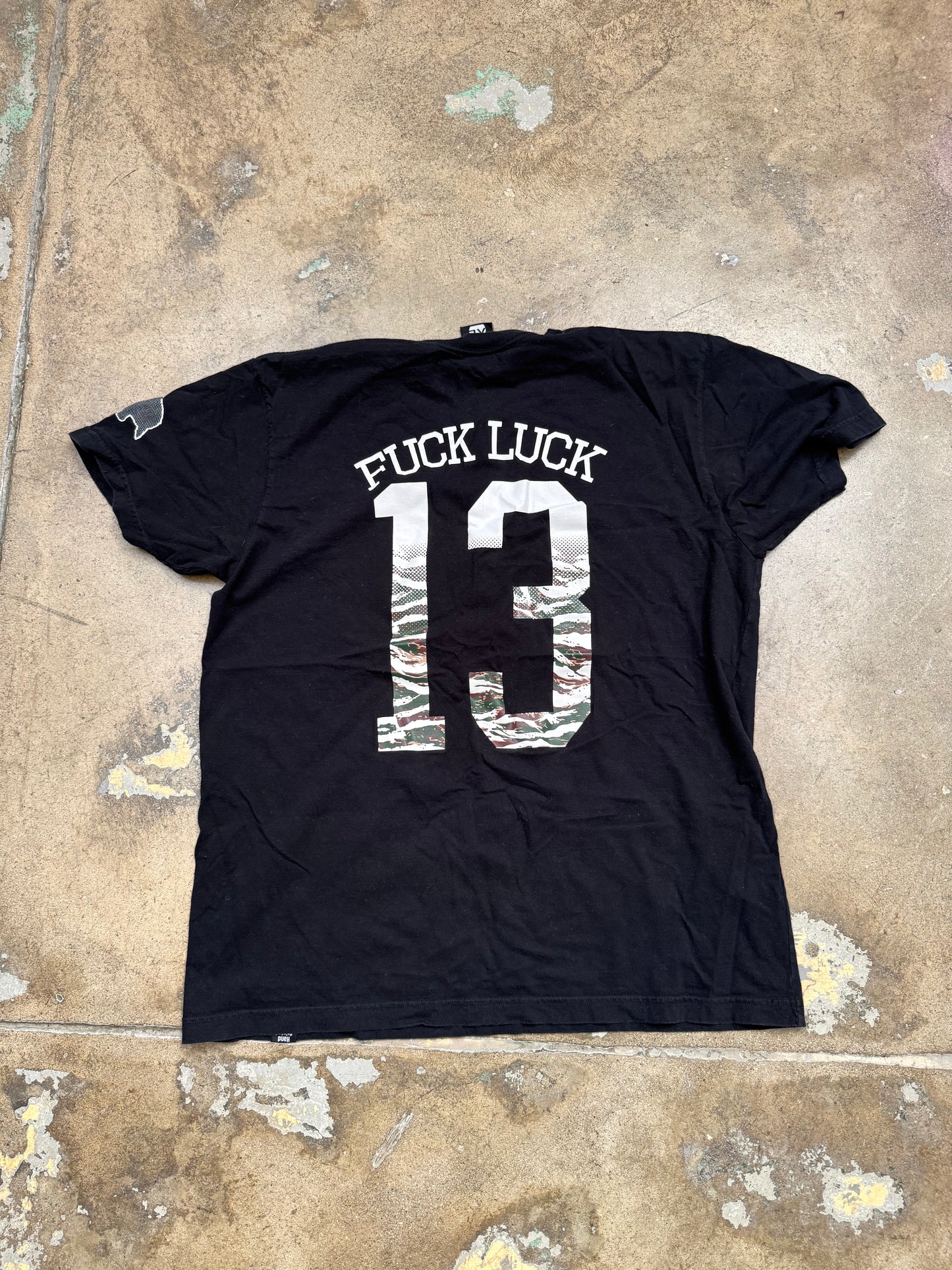 TimeLess F*ck Luck T Shirt Black XL