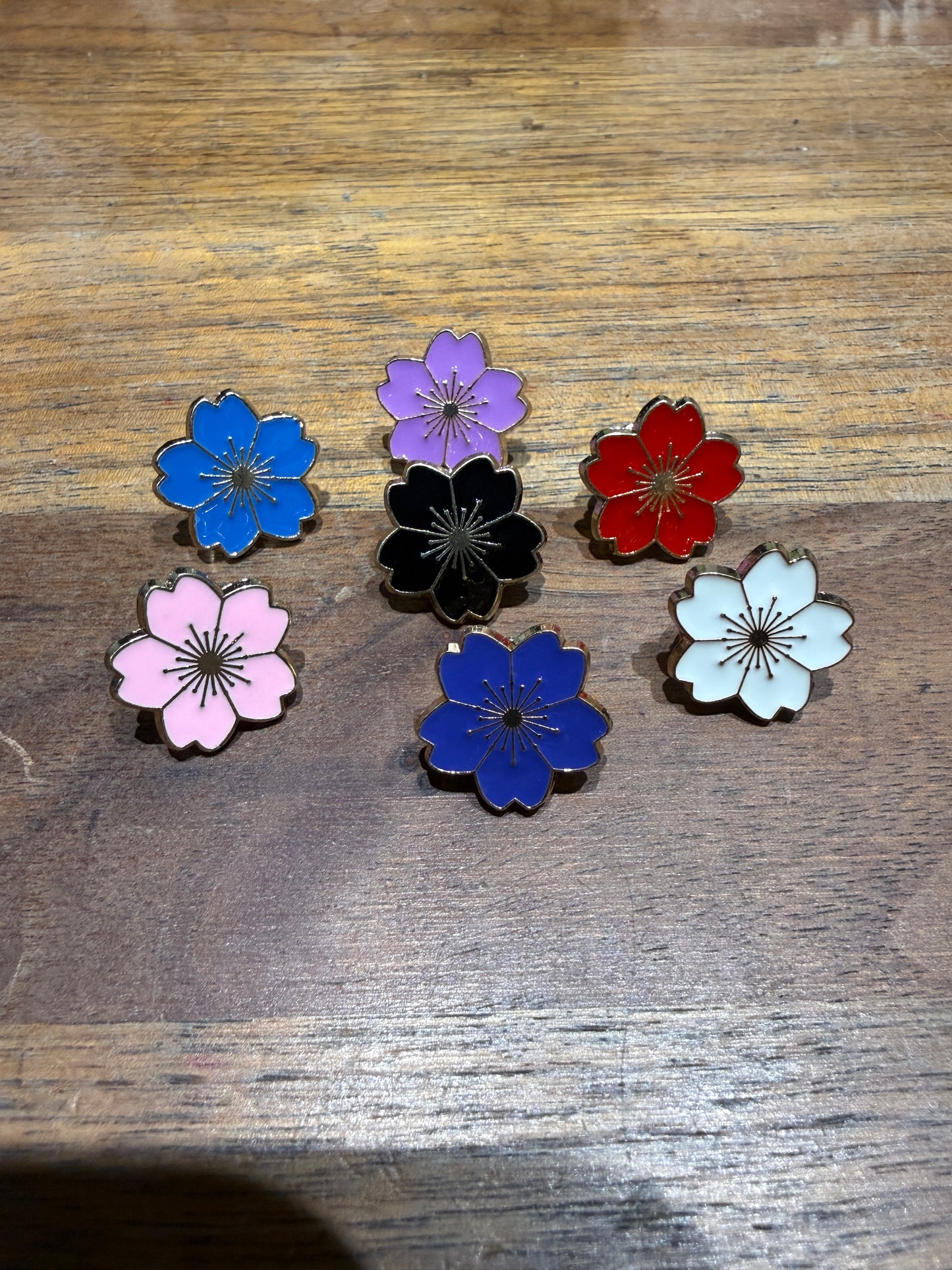 Cherry Blossom Pin Set