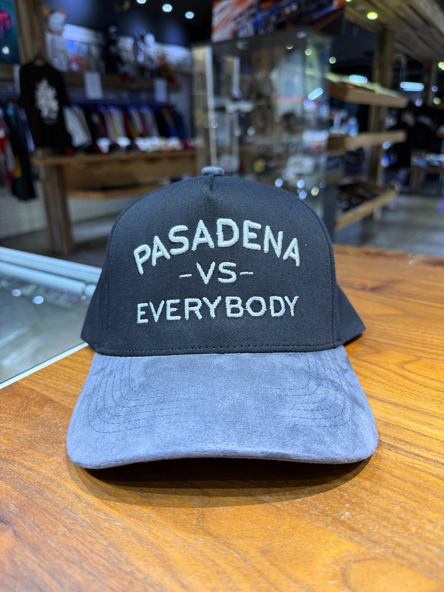 Wolf Collection Pasadena Vs Everybody Suede Brim Snapback Black/Grey (Copy)