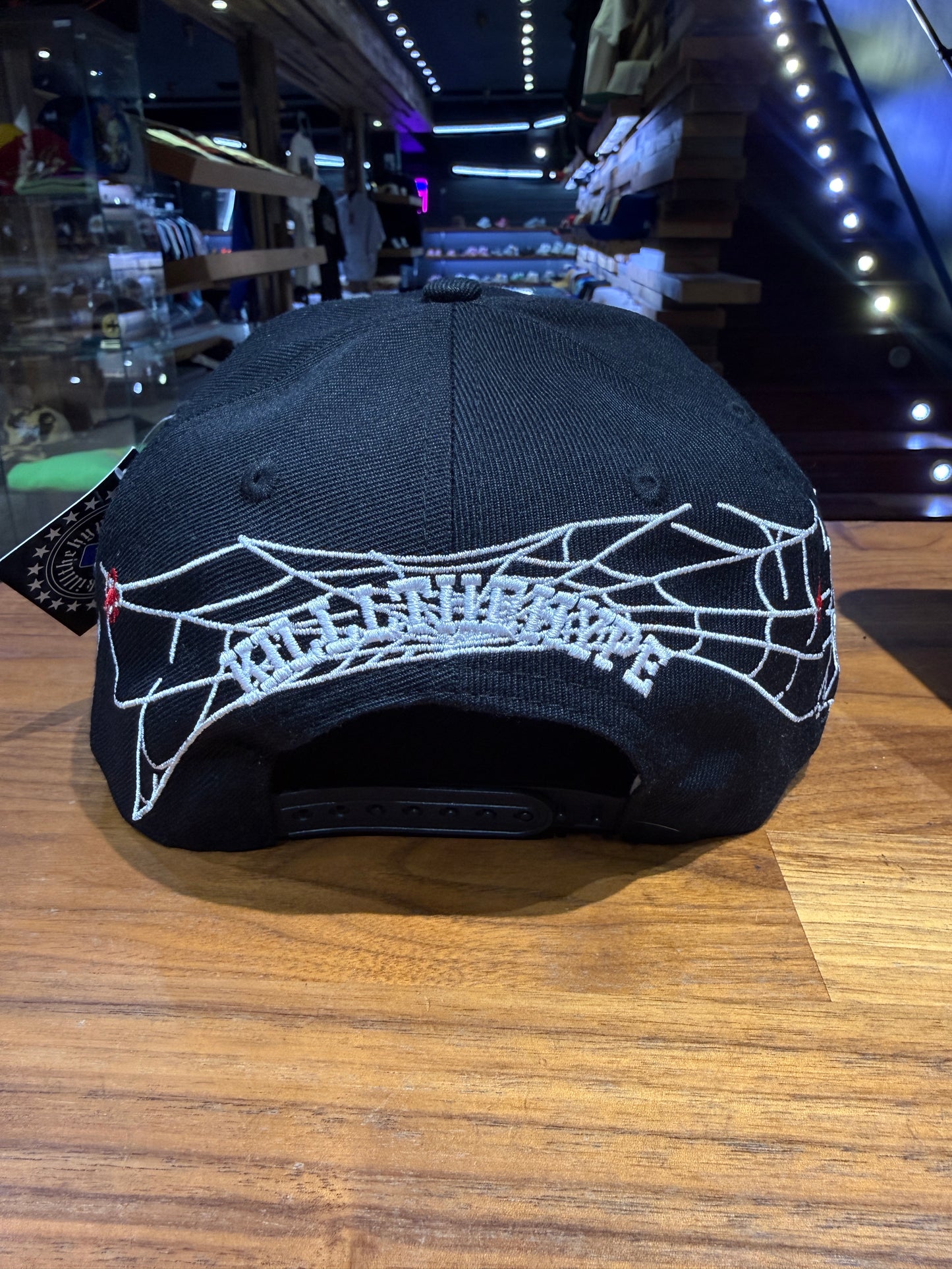 KTH Upside Down LA Spider Web Snapback Black