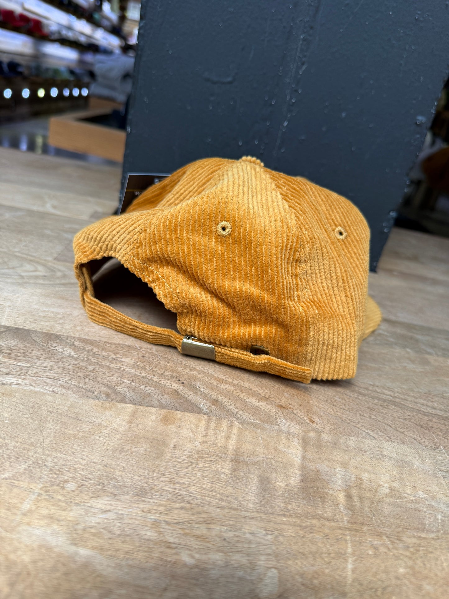 Wolf Collection Pasadena Rose Club Patch Corduroy Strapback Brown