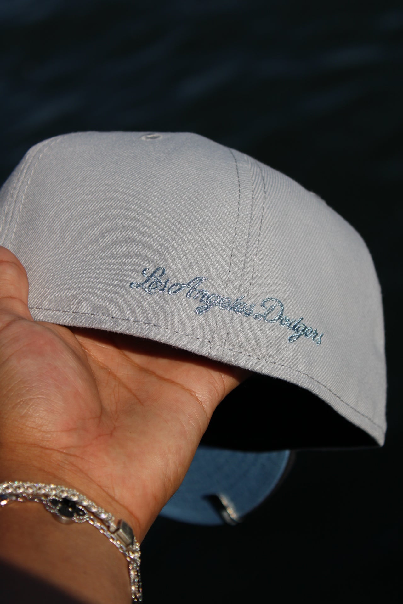 New Era 5950 LA Dodgers Back to Back Champions "B.I.F" Grey/Graphite