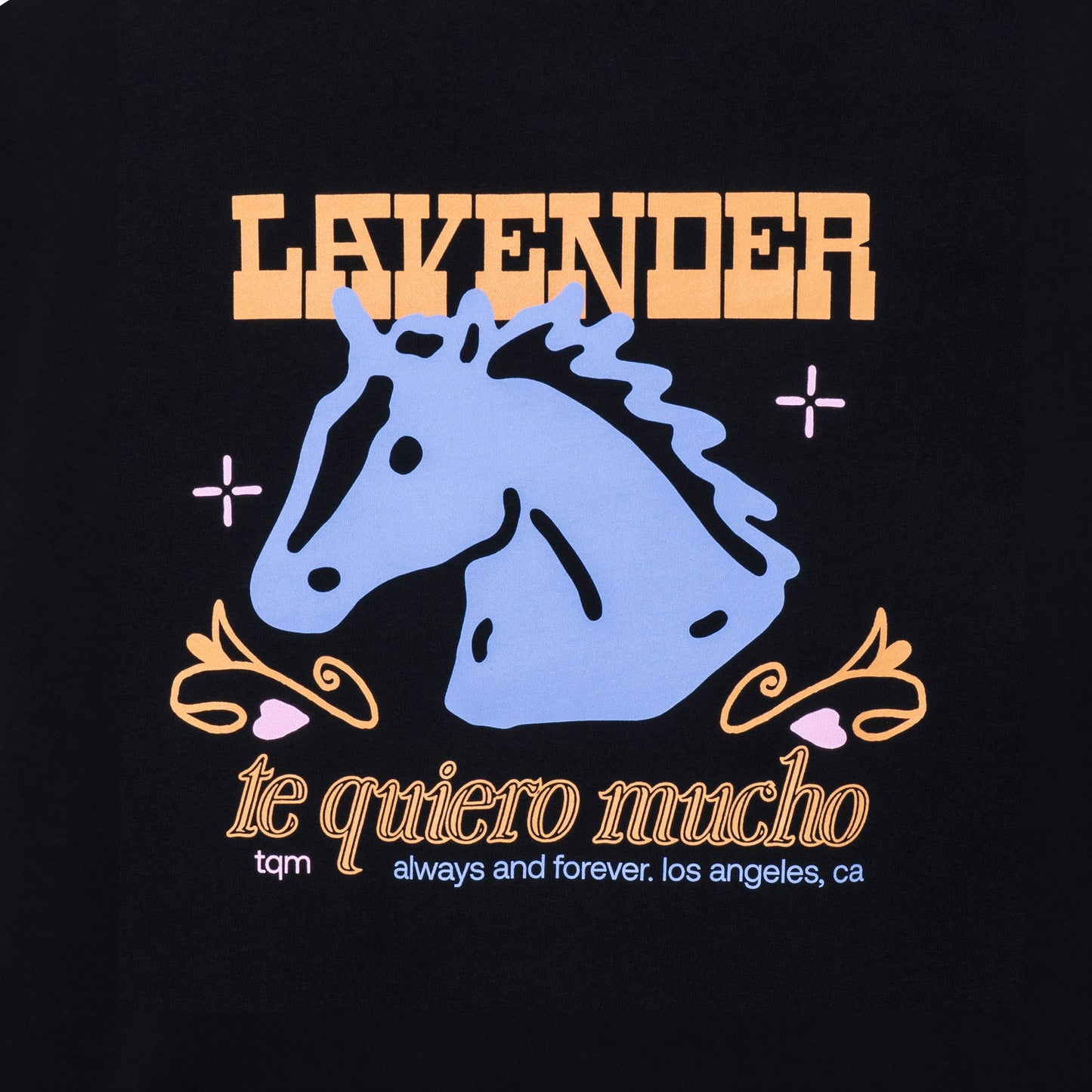 Lavender Jalisco T-Shirt Black