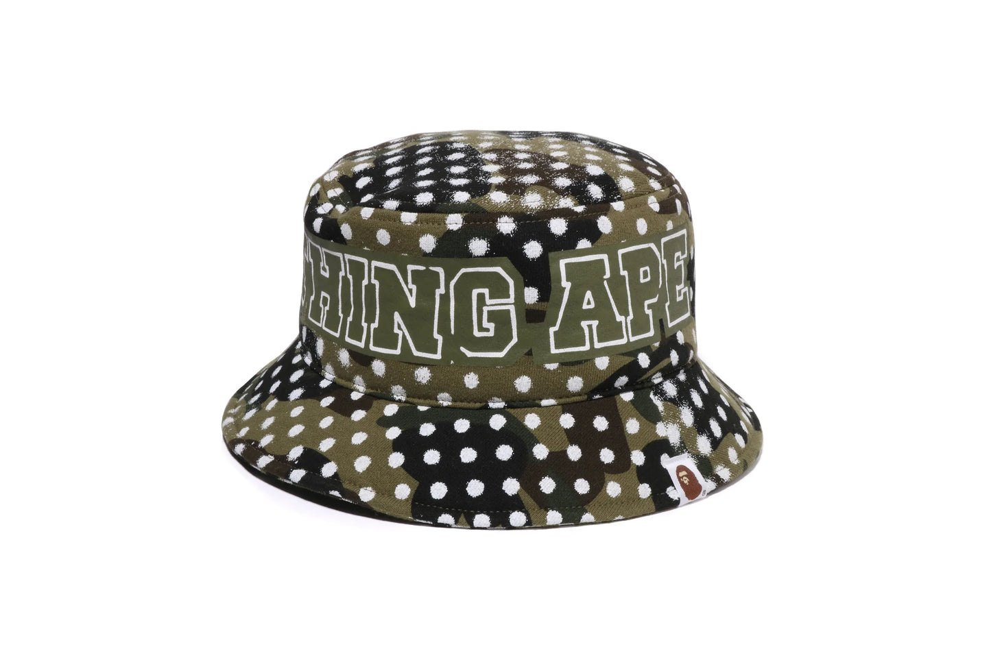 Bape RTI Polka Dot Bucket Hat Green