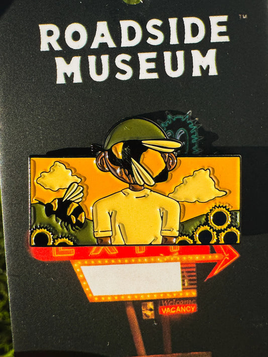 Roadside Museum Flower Boy Pin