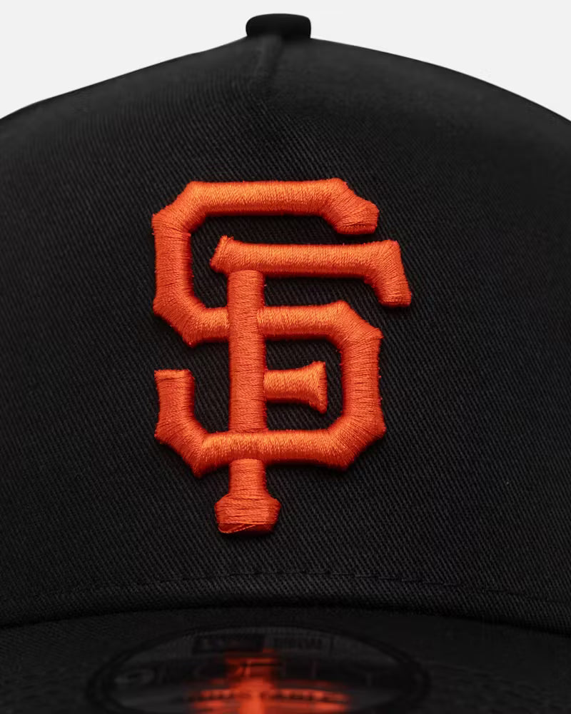 New Era San Francisco Giants 9Forty A-Frame Snapback Black OS