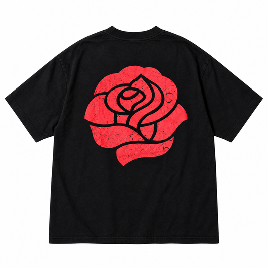 Neo Pasadena Classic Rose T-Shirt Black