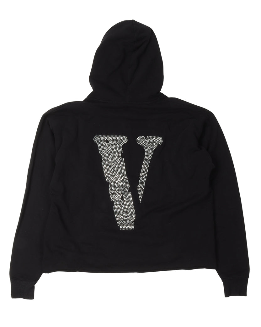 Vlone Friends Swarvoski Hoodie black