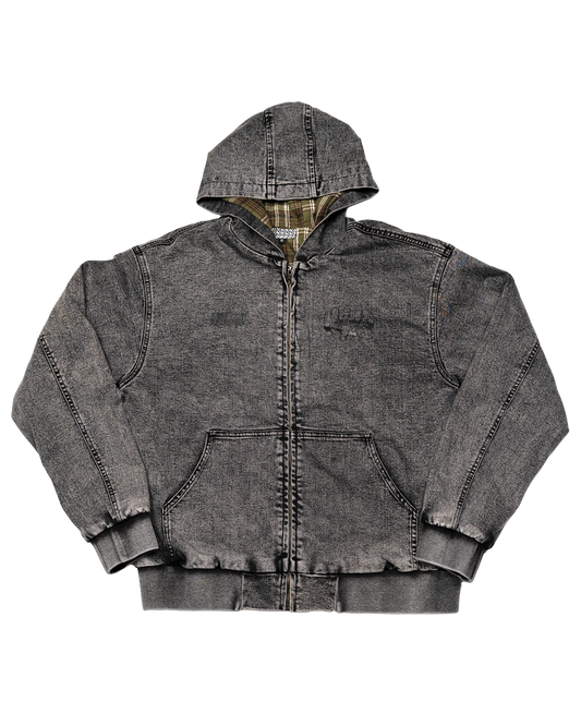 Nomad What If Denim Jacket Washed Black