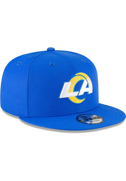 New Era Los Angeles Rams Logo 9Fifty Snapback Blue