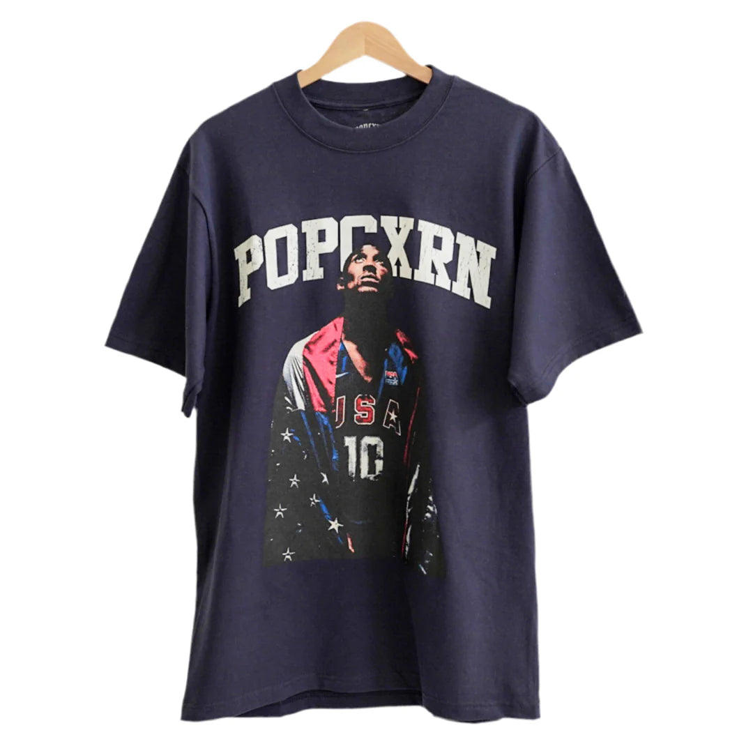 Popcxrn Olympic Kobe T-Shirt Navy