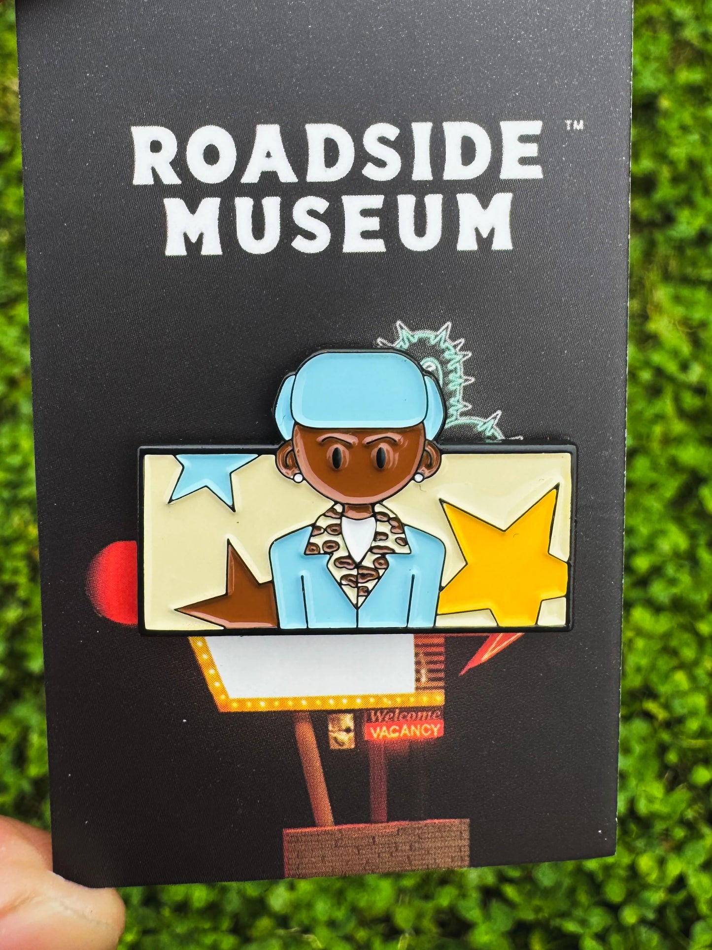 Roadside Museum Tyler Call Me Pin