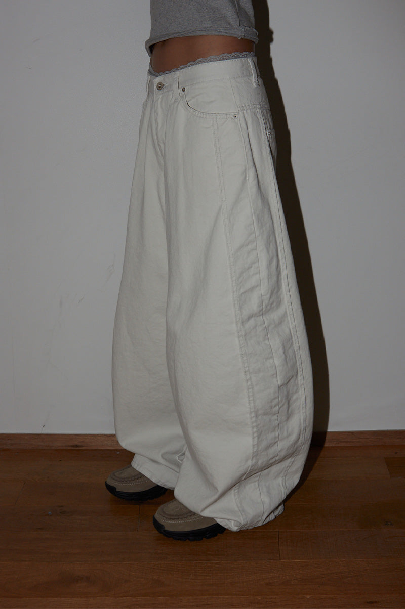 Women's Develop Forty Side Tuck Mega Wide Pants Size 24/25 (S)