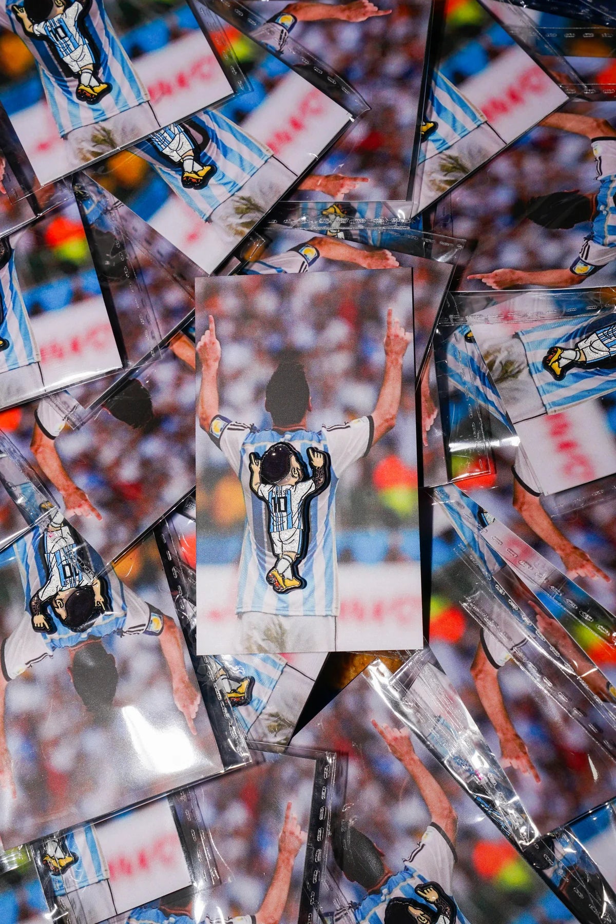 Vav Fitted's Messi Celebration Pin