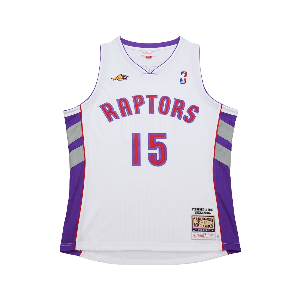 Vince Carter Toronto Raptors White 2000 Authentic NBA All-Star Game Jersey XL