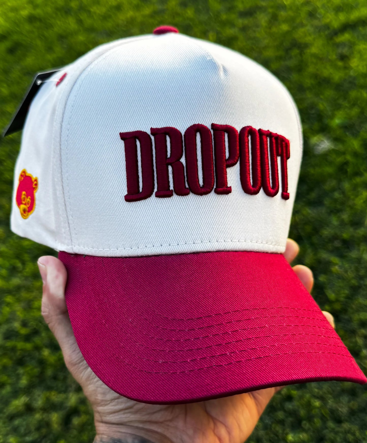 Roadside Museum Ye Dropout Snapback Cream/Maroon
