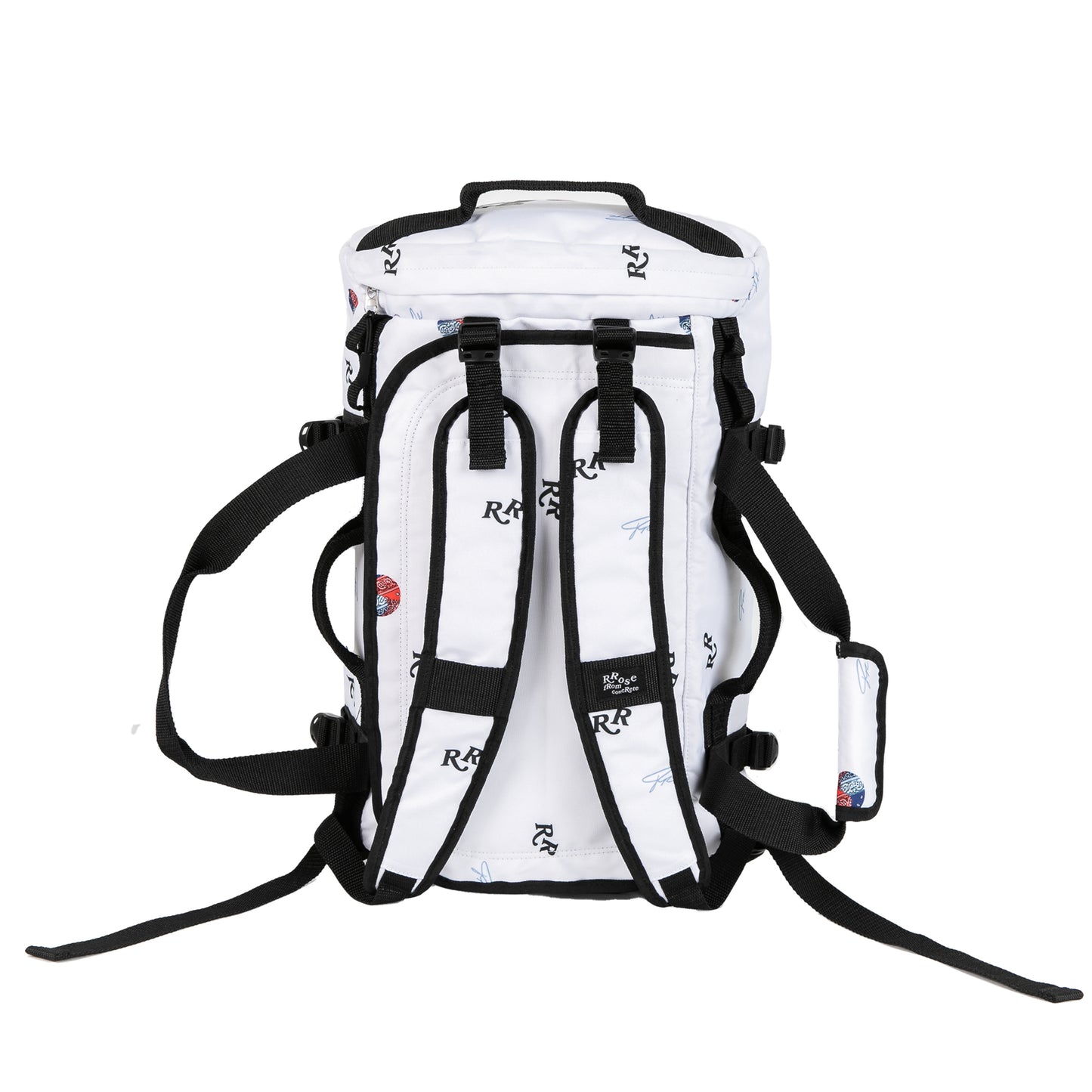 Rrose Yin-Yang Duffle Bag/Carry-On White/Black