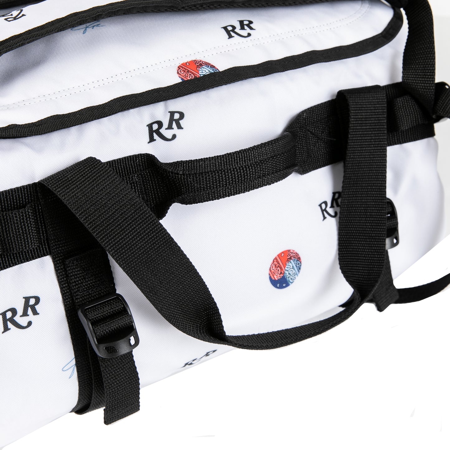 Rrose Yin-Yang Duffle Bag/Carry-On White/Black