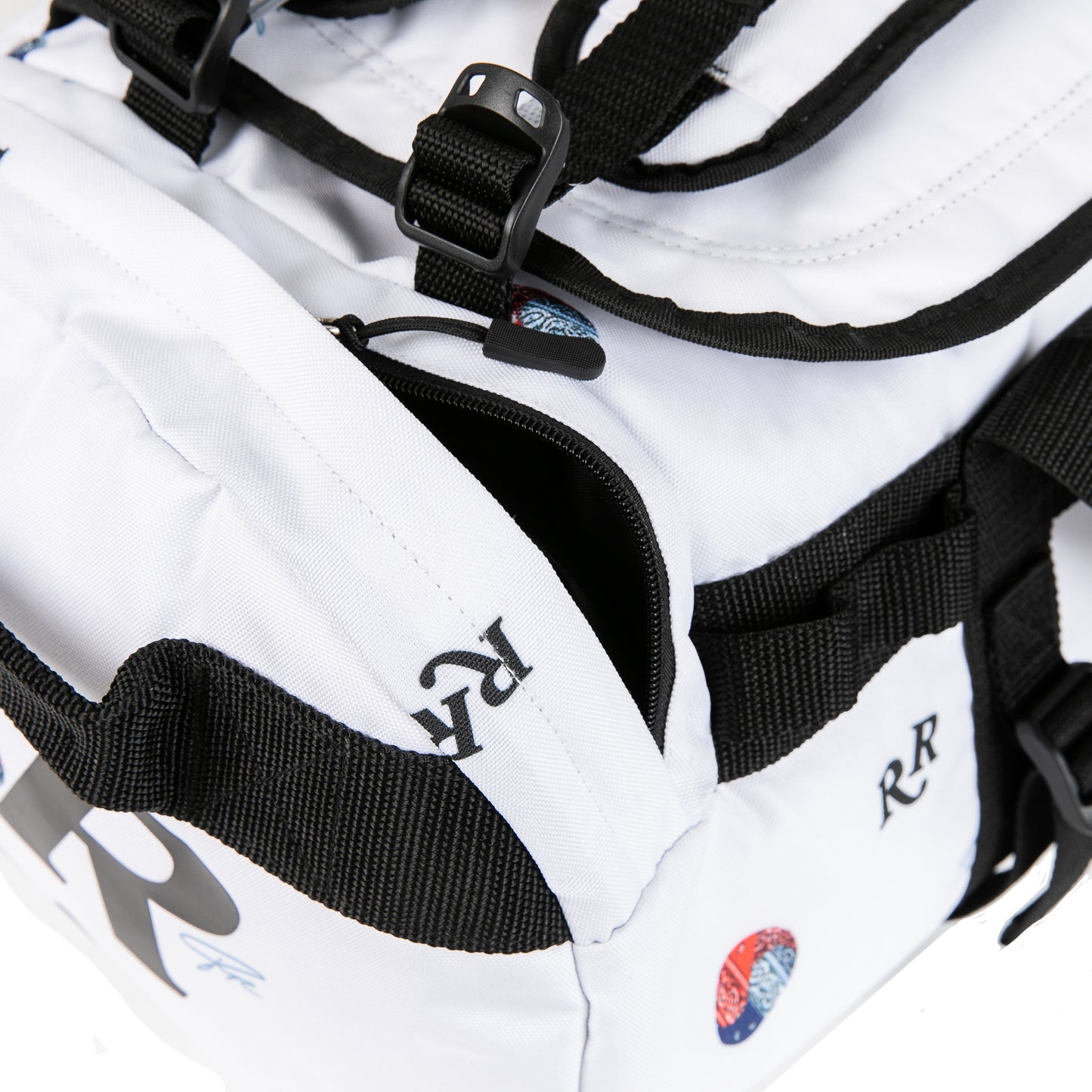 Rrose Yin-Yang Duffle Bag/Carry-On White/Black