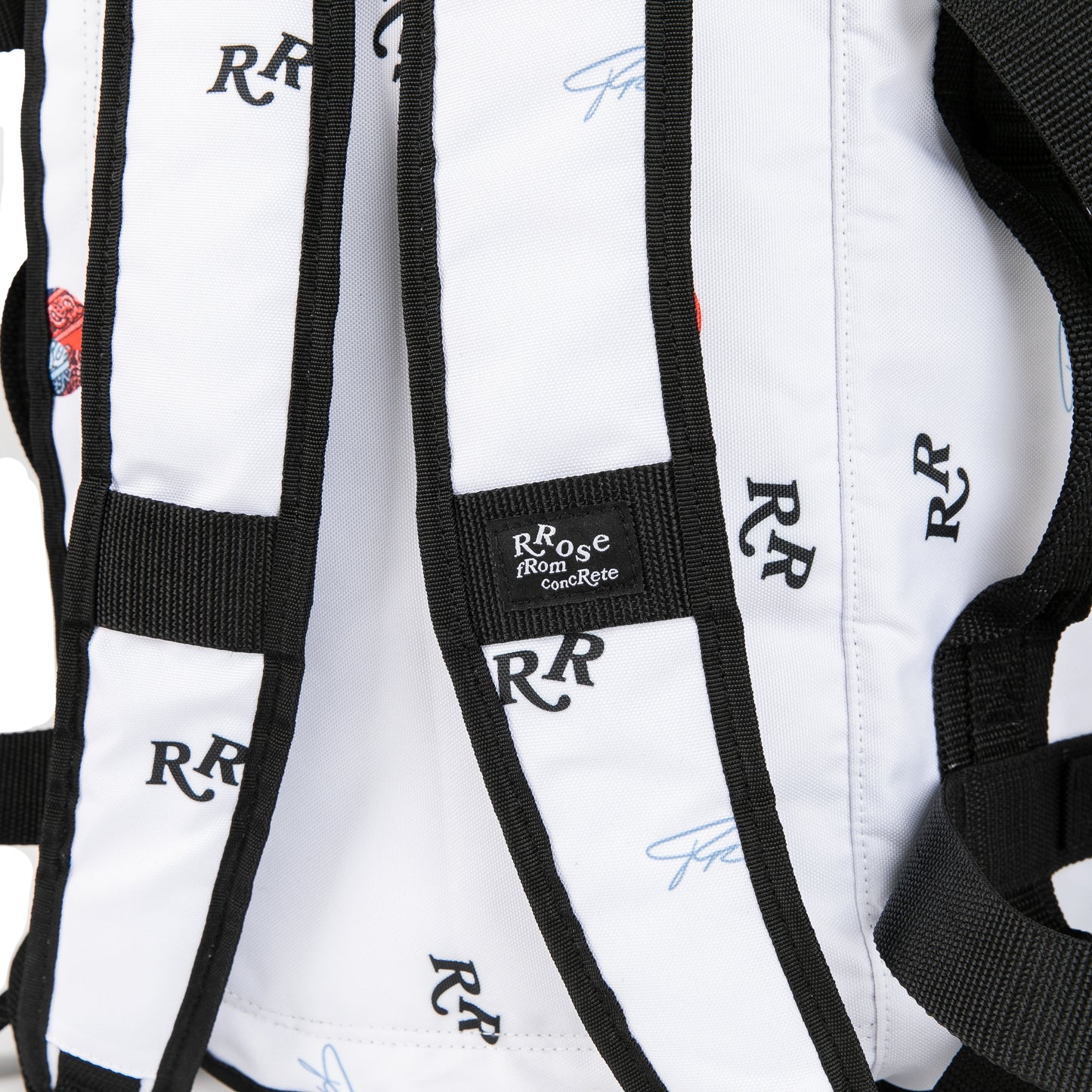 Rrose Yin-Yang Duffle Bag/Carry-On White/Black