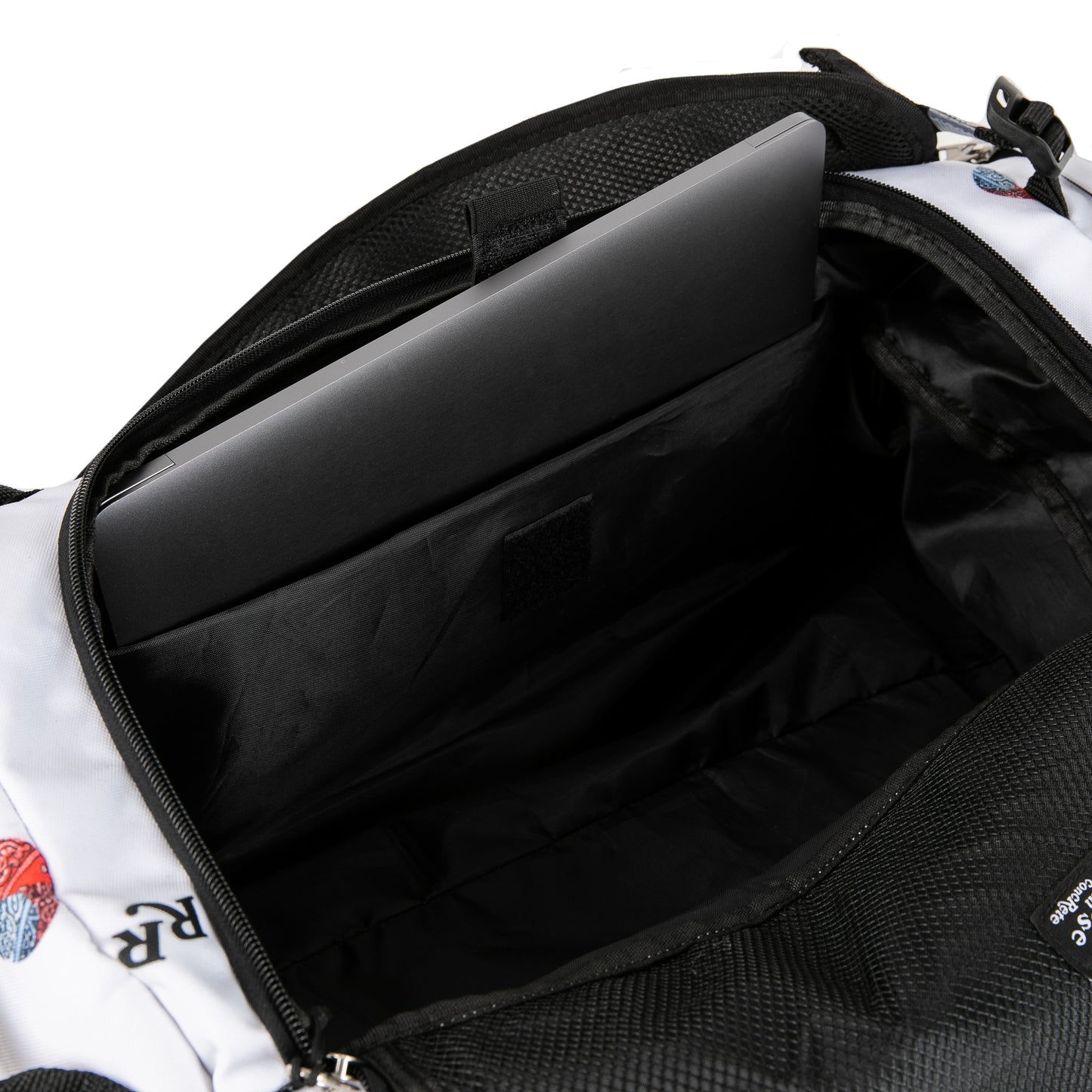 Rrose Yin-Yang Duffle Bag/Carry-On White/Black