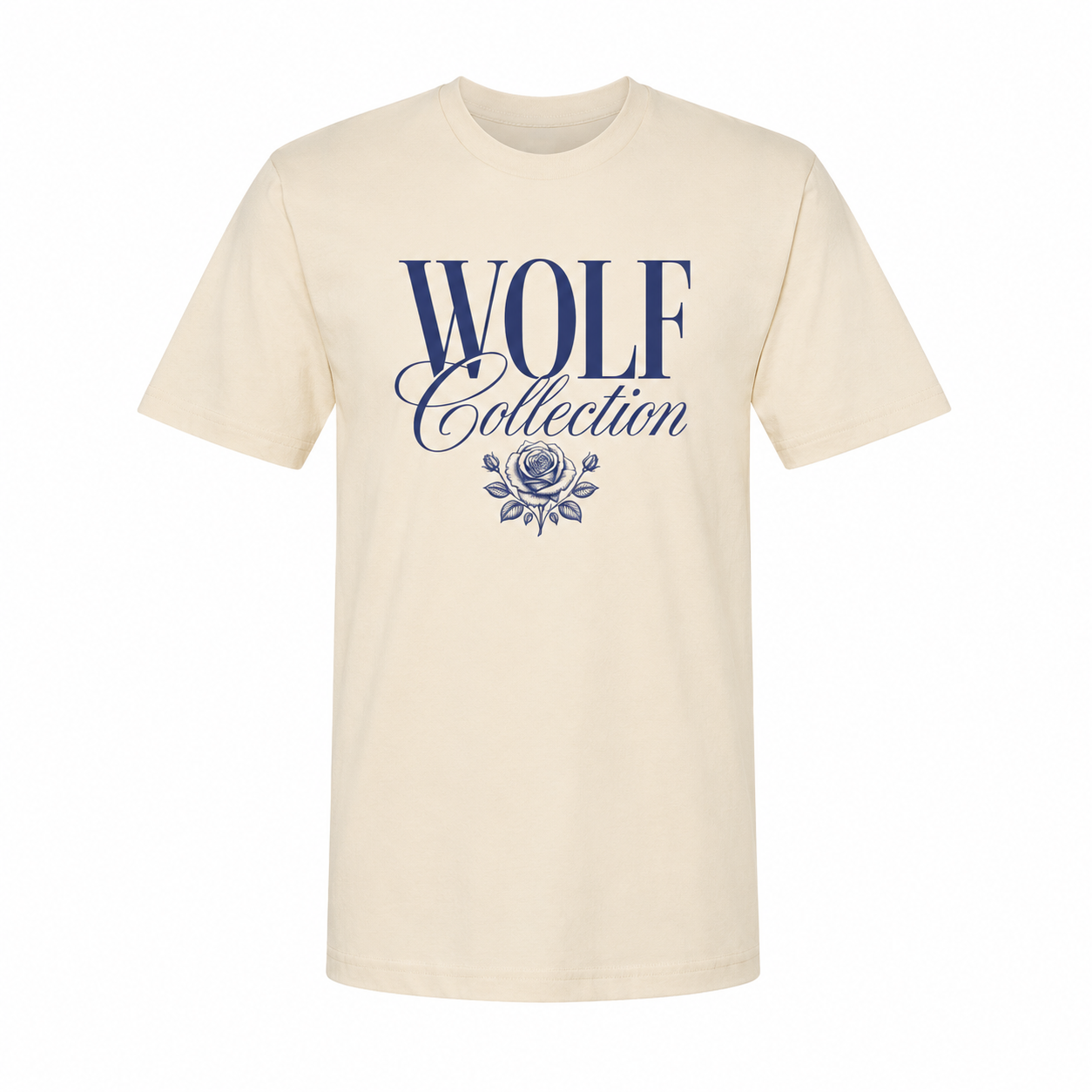 Wolf Collection Rose Classic T-Shirt Cream