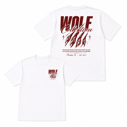 Wolf Collection Claw T-Shirt White