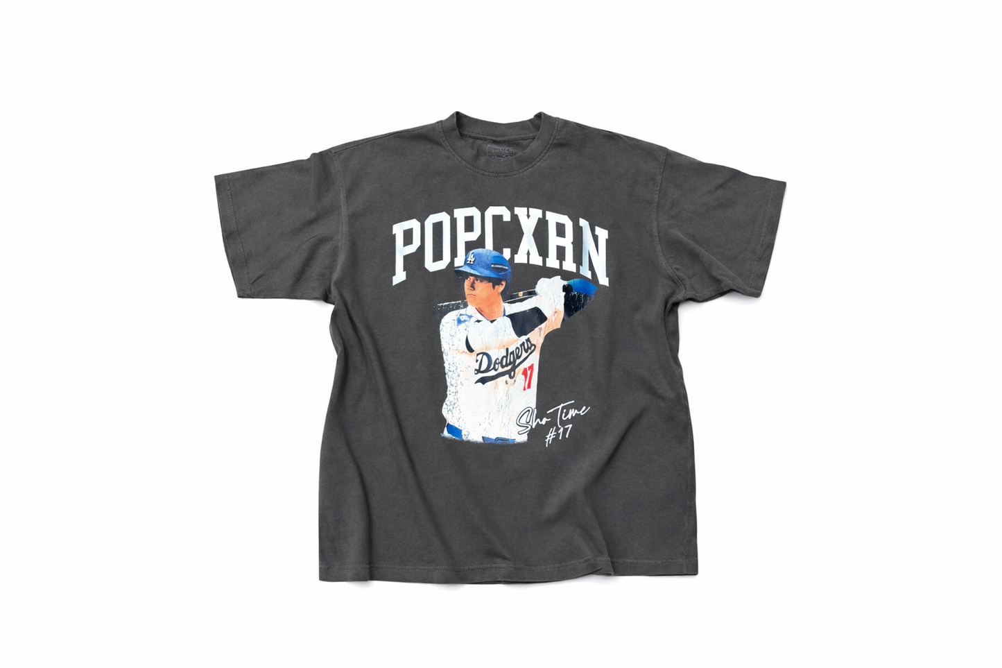 Popcxrn SHOtime T-Shirt Vintage Grey