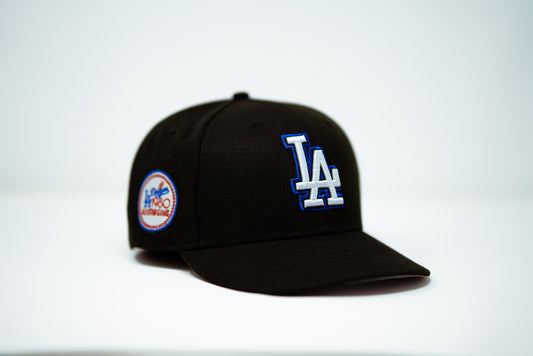 New Era Los Angeles Dodgers "Blue Rose" 59fifty Fitted Black/Metallic Blue