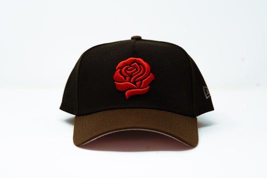 Neo Pasadena x New Era Rose 940 A-Frame Snapback Black/Walnut/Pink