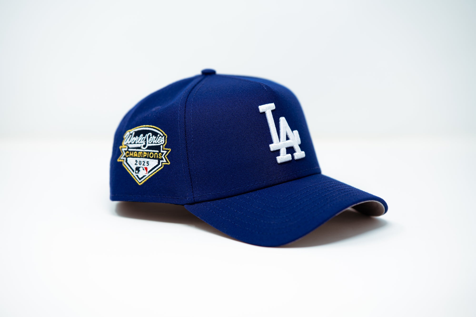 New Era LA Dodgers 2025 World Champions 940 A-Frame Snapback Royal